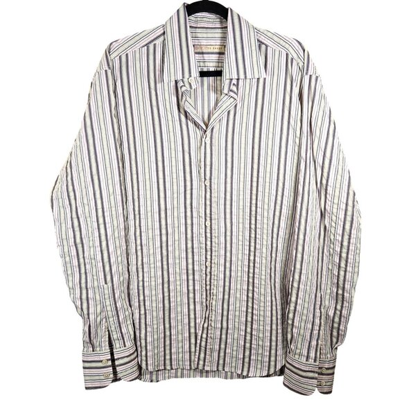 Ted Baker Women Button Shirt 6 Lavender Light Academia Coastal Quiet Luxury - Picture 2 of 15